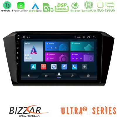 VL Garage - Bizzar Ultra Series VW Passat 8core Android13 8+128GB Navigation Multimedia Tablet 10" - VL-U-UL2-VW0055