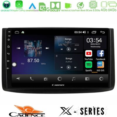 VL Garage - Cadence X Series Chevrolet Aveo 2006-2010 8core Android 14 4+64GB Navigation Multimedia Tablet 9" - VL-U-X-CV0725