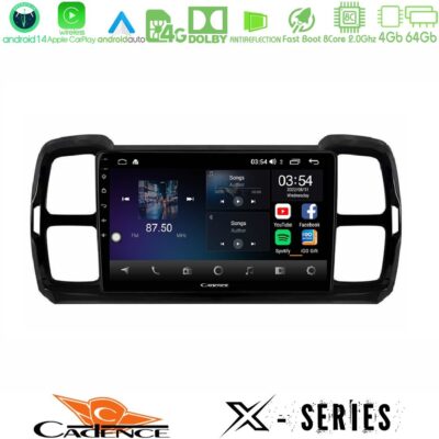 VL Garage - Cadence X Series Citroen DS5 Aircross 2017-2021 8core Android 14 4+64GB Navigation Multimedia Tablet 9" - VL-U-X-CT1240