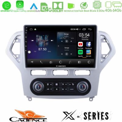 VL Garage - Cadence X Series Ford Mondeo 2007-2011 (Auto A/C) 8Core Android12 4+64GB Navigation Multimedia Tablet 10" - VL-U-X-FD0919AC