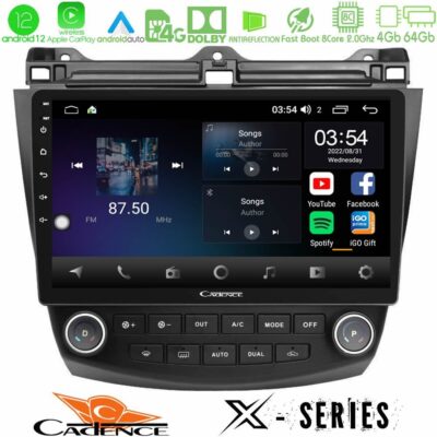VL Garage - Cadence X Series Honda Accord 2002-2008 8core Android12 4+64GB Navigation Multimedia Tablet 10" - VL-U-X-HD0669