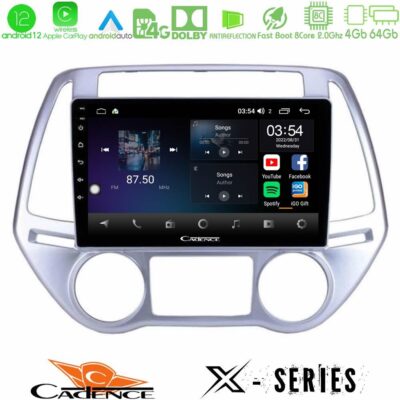 VL Garage - Cadence X Series Hyundai i20 2012-2014 8core Android12 4+64GB Navigation Multimedia Tablet 9" - VL-U-X-HY0619