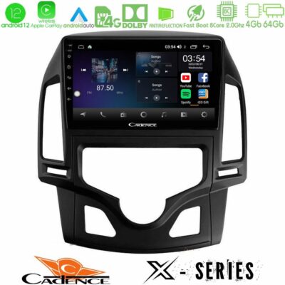 VL Garage - Cadence X Series Hyundai i30 2007-2012 Auto A/C 8core Android12 4+64GB Navigation Multimedia Tablet 9" - VL-U-X-HY0800