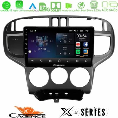 VL Garage - Cadence X Series Hyundai Matrix 2001-2010 8Core Android12 4+64GB Navigation Multimedia Tablet 9" - VL-U-X-HY1024