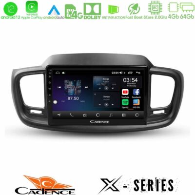 VL Garage - Cadence X Series Kia Sorento 2018-2021 8Core Android12 4+64GB Navigation Multimedia Tablet 9" - VL-U-X-KI0248
