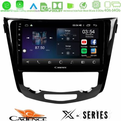 VL Garage - Cadence X Series Nissan Qashqai J11 (AUTO A/C) 8core Android12 4+64GB Navigation Multimedia Tablet 10" - VL-U-X-NS0004A