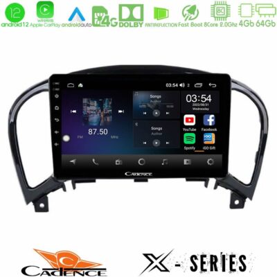 VL Garage - Cadence X Series Nissan Juke 8core Android12 4+64GB Navigation Multimedia Tablet 9" - VL-U-X-NS0755