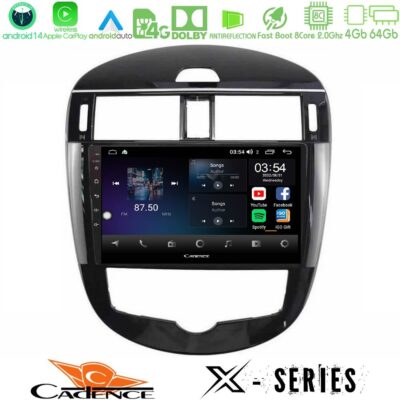 VL Garage - Cadence X Series Nissan Pulsar 2015-2018 8core Android 14 4+64GB Navigation Multimedia Tablet 9" - VL-U-X-NS2244