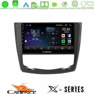 VL Garage - Cadence X Series Renault Kadjar 8core Android12 4+64GB Navigation Multimedia Tablet 9" - VL-U-X-RN0218