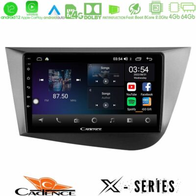 VL Garage - Cadence X Series Seat Leon 8core Android12 4+64GB Navigation Multimedia Tablet 9" - VL-U-X-ST0839