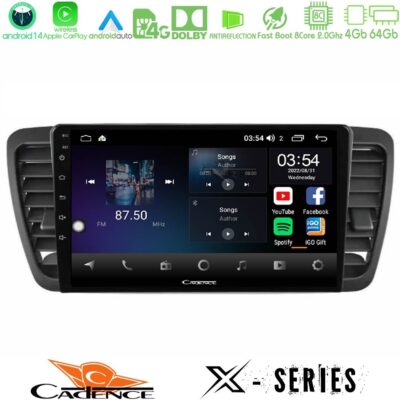 VL Garage - Cadence X Series Subaru Legacy/Outback 2002-2008 8core Android 14 4+64GB Navigation Multimedia Tablet 9" - VL-U-X-SU0969
