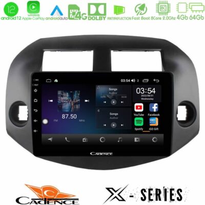 VL Garage - Cadence X Series Toyota Rav4 2006-2012 8core Android12 4+64GB Navigation Multimedia Tablet 10" - VL-U-X-TY0165