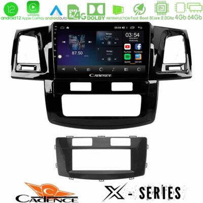VL Garage - Cadence X Series Toyota Hilux 2007-2011 8core Android 14 4+64GB Navigation Multimedia Tablet 9" - VL-U-X-TY666