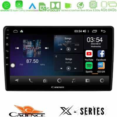 VL Garage - Cadence X Series Ford Transit Custom 2019 – 2024 8core Android 14 4+64GB Navigation Multimedia Tablet 10" - VL-U-X-FD1519