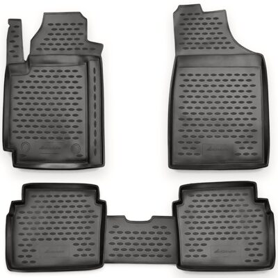 VL Garage - ΜΑΡΚΕ ΠΑΤΑΚΙΑ ΣΕ ΣΚΑΦΗ TPE ΛΑΣΤΙΧΟ ΓΙΑ HYUNDAI i10 2008-2014 ΣΕ ΑΝΘΡΑΚΙ ΣΚΟΥΡΟ ΓΚΡΙ ΧΡΩΜΑ NOVLINE - 4 ΤΕΜ. - VL-EXP.NLC.20.27.211K