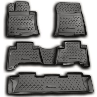VL Garage - ΜΑΡΚΕ ΠΑΤΑΚΙΑ ΣΕ ΣΚΑΦΗ TPE ΛΑΣΤΙΧΟ ΓΙΑ LEXUS GX460 02/2010+ ΣΕ ΑΝΘΡΑΚΙ ΣΚΟΥΡΟ ΓΚΡΙ ΧΡΩΜΑ NOVLINE - 5 ΤΕΜ. - VL-EXP.NLC.29.12.211K
