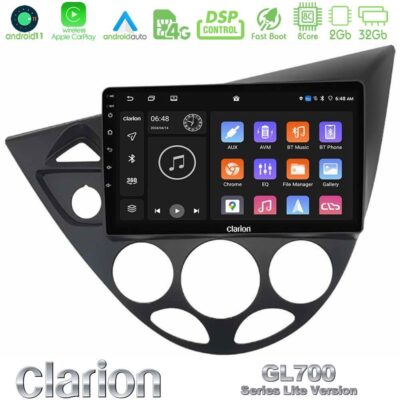 VL Garage - Clarion GL700 Lite Series 8Core Android11 2+32GB Ford Focus 1999-2004 Navigation Multimedia Tablet 9" Με Carplay & Android Auto - VL-U-G72L-FD1331