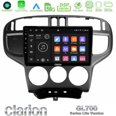 VL Garage - Clarion GL700 Lite Series 8Core Android11 2+32GB Hyundai Matrix 2001-2010 Navigation Multimedia Tablet 9" Με Carplay & Android Auto - VL-U-G72L-HY1024
