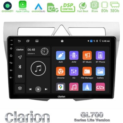 VL Garage - Clarion GL700 Lite Series 8Core Android11 2+32GB Kia Picanto Navigation Multimedia Tablet 9" Με Carplay & Android Auto - VL-U-G72L-KI0850