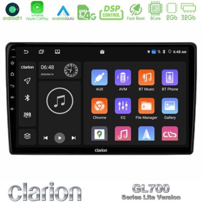 VL Garage - Clarion GL700 Lite Series Kia Ceed 2007-2009 8Core Android11 2+32GB Navigation Multimedia Tablet 9" Με Carplay & Android Auto Με Carplay & Android Auto - VL-U-G72L-KI1099