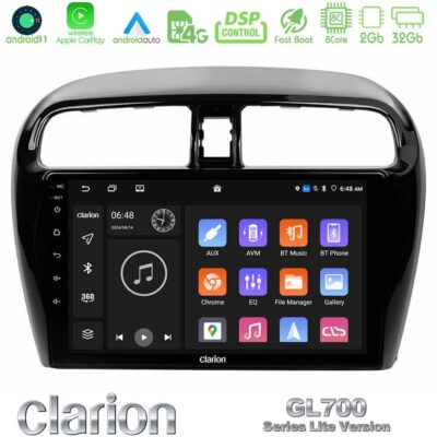 VL Garage - Clarion GL700 Lite Series 8Core Android11 2+32GB Mitsubishi Space Star 2013-2016 Navigation Multimedia Tablet 9" Με Carplay & Android Auto - VL-U-G72L-MT0602