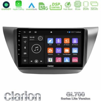 VL Garage - Clarion GL700 Lite Series 8Core Android11 2+32GB Mitsubishi Lancer 2004 – 2008 Navigation Multimedia Tablet 9" Με Carplay & Android Auto - VL-U-G72L-MT608
