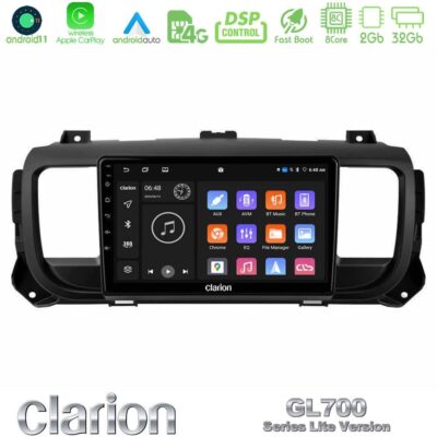 VL Garage - Clarion GL700 Lite Series 8Core Android11 2+32GB Citroen/Peugeot/Opel/Toyota Navigation Multimedia Tablet 9" Με Carplay & Android Auto - VL-U-G72L-PG0950