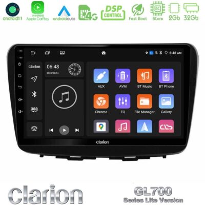 VL Garage - Clarion GL700 Lite Series 8Core Android11 2+32GB Suzuki Baleno 2016-2021 Navigation Multimedia Tablet 9" Με Carplay & Android Auto - VL-U-G72L-SZ0513