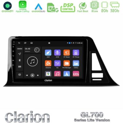 VL Garage - Clarion GL700 Lite Series 8Core Android11 2+32GB Toyota CH-R Navigation Multimedia Tablet 9" Με Carplay & Android Auto - VL-U-G72L-TY972