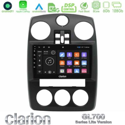 VL Garage - Clarion GL700 Lite Series Chrysler PT-Cruiser 2000-2005 8Core Android11 6+128GB Navigation Multimedia Tablet 9" Με Carplay & Android Auto Με Carplay & Android Auto - VL-U-G76L-CH1575