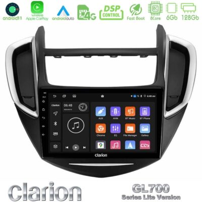 VL Garage - Clarion GL700 Lite Series 8Core Android11 6+128GB Chevrolet Trax 2013-2020 Navigation Multimedia Tablet 9" Με Carplay & Android Auto - VL-U-G76L-CV0053