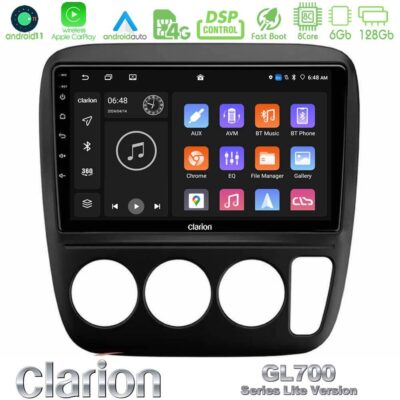 VL Garage - Clarion GL700 Lite Series 8Core Android11 6+128GB Honda CRV 1997-2001 Navigation Multimedia Tablet 9" Με Carplay & Android Auto - VL-U-G76L-HD0935