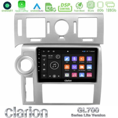VL Garage - Clarion GL700 Lite Series 8Core Android11 6+128GB Hummer H2 2008-2009 Navigation Multimedia Tablet 9" Με Carplay & Android Auto - VL-U-G76L-HU002N