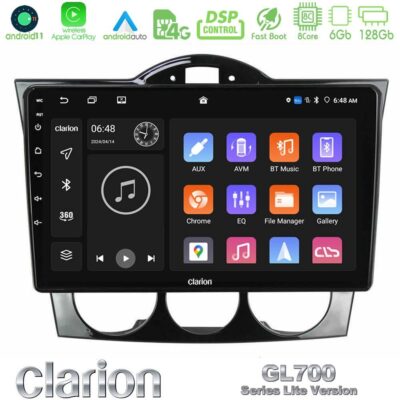 VL Garage - Clarion GL700 Lite Series 8Core Android11 6+128GB Mazda RX8 2003-2008 Navigation Multimedia Tablet 9" Με Carplay & Android Auto - VL-U-G76L-MZ1351