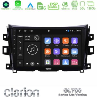 VL Garage - Clarion GL700 Lite Series 8Core Android11 6+128GB Nissan Navara NP300 Navigation Multimedia Tablet 9" Με Carplay & Android Auto - VL-U-G76L-NS0340