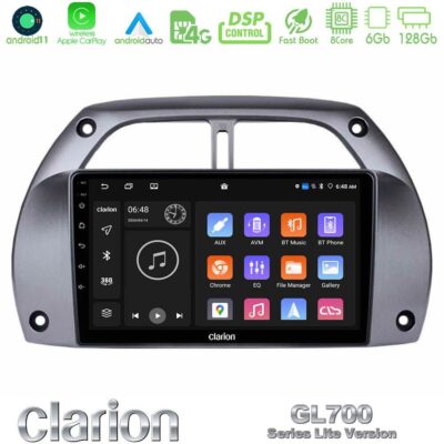 VL Garage - Clarion GL700 Lite Series 8Core Android11 6+128GB Toyota RAV4 2001 - 2006 Navigation Multimedia Tablet 9" Με Carplay & Android Auto - VL-U-G76L-TY0953