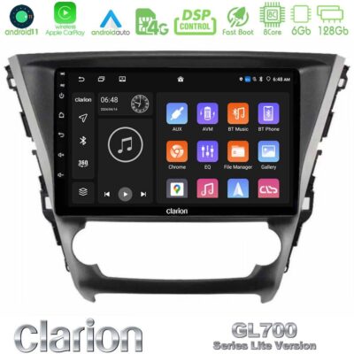 VL Garage - Clarion GL700 Lite Series 8Core Android11 6+128GB Toyota Avensis 2015-2018 Navigation Multimedia Tablet 9" Με Carplay & Android Auto - VL-U-G76L-TY1319