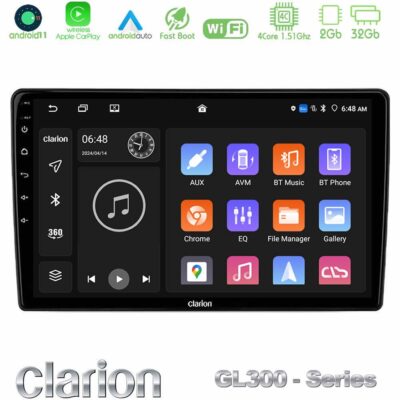 VL Garage - Clarion GL300 Series 4Core Android11 2+32GB Suzuki Grand Vitara 2003-2005 Navigation Multimedia Tablet 9" Με Carplay & Android Auto - VL-U-GL3-SZ1795