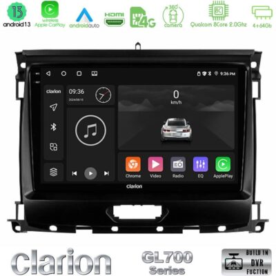 VL Garage - Clarion GL700 Series 8Core Android13 4+64GB Ford Ranger 2017-2022 Navigation Multimedia Tablet 9" Με Carplay & Android Auto - VL-U-GL7-FD0631