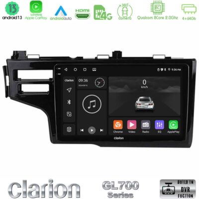 VL Garage - Clarion GL700 Series 8Core Android13 4+64GB Honda Jazz 2013-2020 Navigation Multimedia Tablet 9" Με Carplay & Android Auto - VL-U-GL7-HD0651