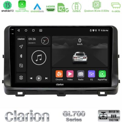 VL Garage - Clarion GL700 Series 8Core Android13 4+64GB Kia Ceed 2018-2023 Navigation Multimedia Tablet 10" Με Carplay & Android Auto - VL-U-GL7-KI1259