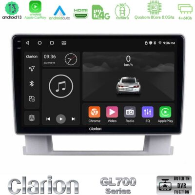 VL Garage - Clarion GL700 Series 8Core Android13 4+64GB Opel Astra J 2010-2014 Navigation Multimedia Tablet 9" Με Carplay & Android Auto - VL-U-GL7-OP0367