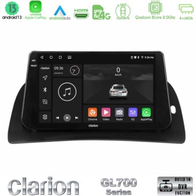 VL Garage - Clarion GL700 Series 8Core Android13 4+64GB Renault Kangoo 2013-2018 Navigation Multimedia Tablet 9" Με Carplay & Android Auto - VL-U-GL7-RN1027