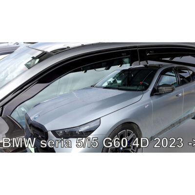 VL Garage - ΑΝΕΜΟΘΡΑΥΣΤΕΣ ΓΙΑ BMW ΣΕΙΡΑ 5/i5 G60 4D 2023+ ΣΕΤ ΑΥΤΟΚΙΝΗΤΟΥ ΑΠΟ ΕΥΚΑΜΠΤΟ ΦΙΜΕ ΠΛΑΣΤΙΚΟ HEKO - 4 ΤΕΜ - VL-11002