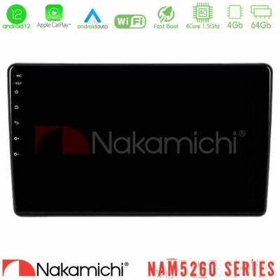 VL Garage - Nakamichi NAM5260 Series 4Core Android12 4+64GB Peugeot Partner / Citroen Berlingo 2008-2018 Navigation Multimedia Tablet 9" Με Carplay & Android Auto - VL-U-N44-CT1026