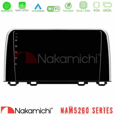 VL Garage - Nakamichi NAM5260 Series 4Core Android12 4+64GB Honda CR-V 2019-> Navigation Multimedia Tablet 10" Με Carplay & Android Auto - VL-U-N44-HD0160