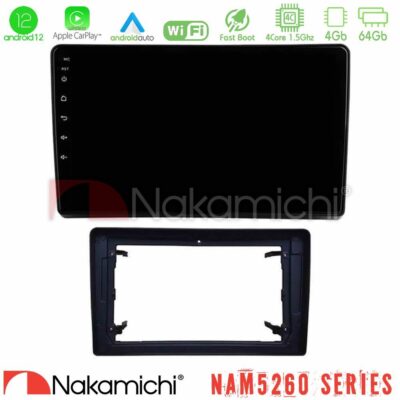 VL Garage - Nakamichi NAM5260 Series 4Core Android12 4+64GB Chrysler / Dodge / Jeep Navigation Multimedia Tablet 10" Με Carplay & Android Auto - VL-U-N44-JP0927