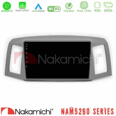 VL Garage - Nakamichi NAM5260 Series 4Core Android12 4+64GB Jeep Grand Cherokee 2005-2007 Navigation Multimedia Tablet 10" Με Carplay & Android Auto - VL-U-N44-JP1152