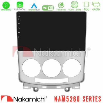 VL Garage - Nakamichi NAM5260 Series Mazda 5 2004-2010 4Core Android12 4+64GB Navigation Multimedia Tablet 9″ Με Carplay & Android Auto - VL-U-N44-MZ0754