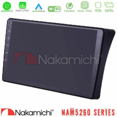 VL Garage - Nakamichi NAM5260 Series 4Core Android12 4+64GB Nissan Navara D40 Navigation Multimedia Tablet 9" Με Carplay & Android Auto - VL-U-N44-NS1354